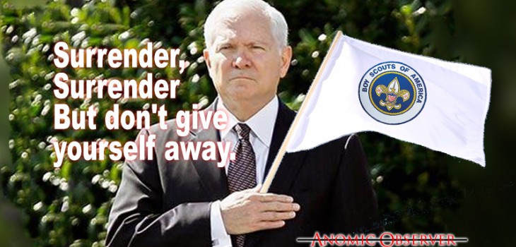 Robert Gates Tells Boy Scouts of America To Surrender To Gay Agenda
